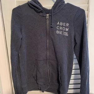 Small zip-up abercrombie & fitch hoodie
